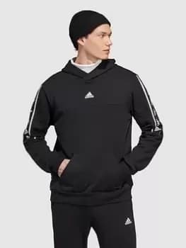Image of adidas Sportswear Sportswear BrandLove Hoodie - Black, Size XS, Men