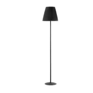 Image of Onli Loris Floor Lamp With Tapered Shade, Black Shade
