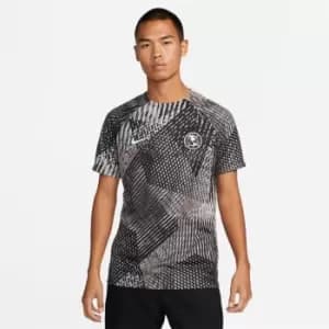 Image of Nike Club America Dri-FIT Pre-Match Soccer Top - Black
