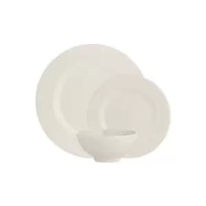 Image of Price & Kensington Dottie Dinner Set 12 Piece, White