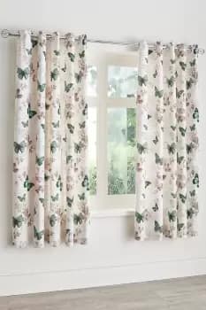 Image of Butterfly Eyelet Curtains