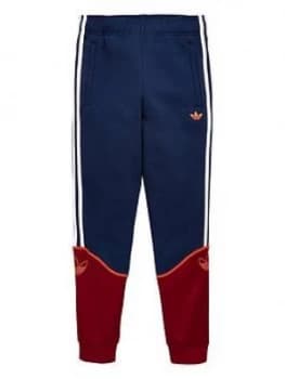 Image of adidas Originals Childrens Outline Pants - Navy, Size 7-8 Years