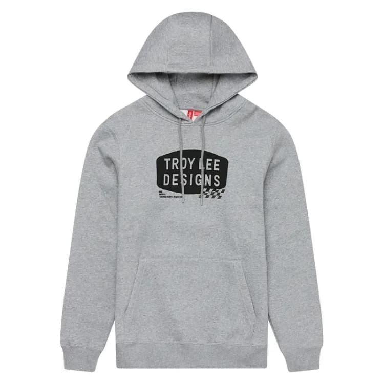 Image of Hooded sweatshirt Troy Lee Designs Stamp Gris Male 2XL