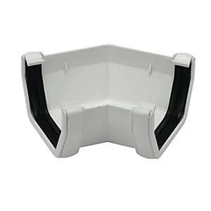 Image of FloPlast RAS2W Square Line Gutter 135 Deg Angle - White