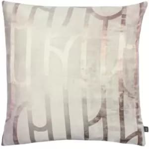 Image of Ashley Wilde Meyer Polyester Filled Cushion Viscose Polyester Cotton Quartz/Powder