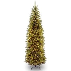 Image of National Tree Company Kingswood Fir 250-LED Christmas Tree - 6.5ft