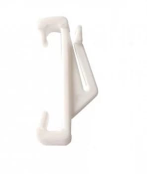 Image of Select Hardware Curtain Glider to fit 10 Pack - Super White