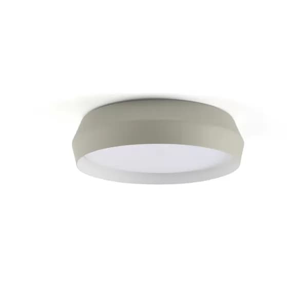 Image of Shoku 350 Grey, White Wall / Ceiling Lamp 24W 2700K