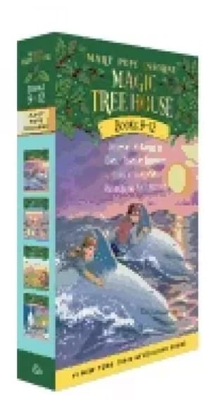 Image of magic tree house boxed set books 9 12 dolphins at daybreak ghost town at su