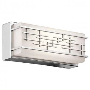 Image of LED Bathroom Small Wall Light Chrome IP44