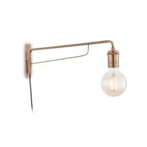 Image of Triumph 1 Light Wall Light Antique Brass
