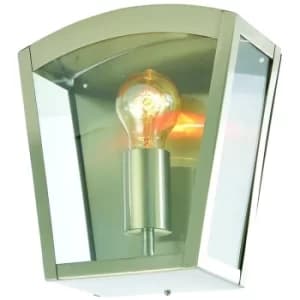 Image of Zinc Artemis Stainless Steel Curved Box Lantern