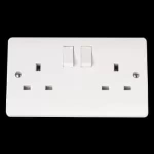 Image of 13A DP SWITCHED SOCKET WITH CLEAN EARTH