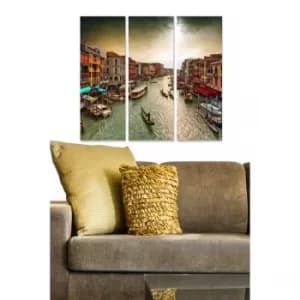 Image of MDF104668634 Multicolor Decorative MDF Painting (3 Pieces)