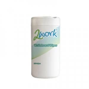 Image of 2Work Whiteboard Cleaning Wipes Pack of 100 DB50372