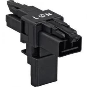 Image of Mains T distributor Mains plug Mains socket Mains socketTotal number of pins 2 PEWhiteWAGO