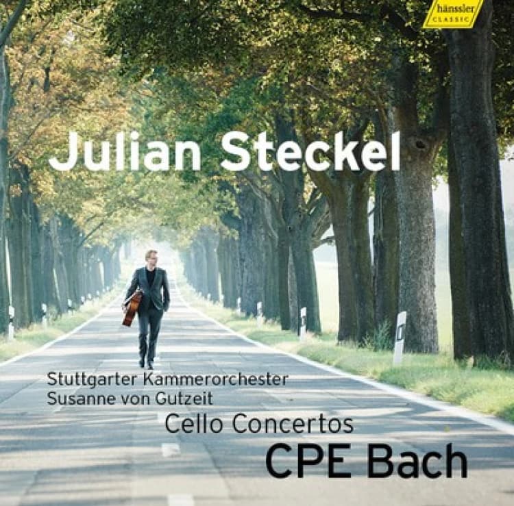 Image of Julian Steckel - Julian Steckel: C.P.E. Bach: Cello Concertos CD Album - Used