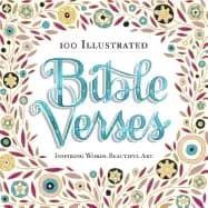 Image of 100 illustrated bible verses inspiring words beautiful art