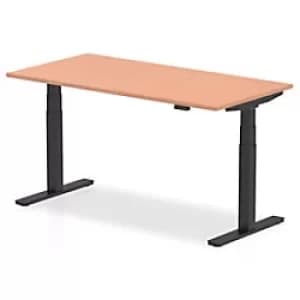 Image of Dynamic Ergonomic Desk Impulse HAS168BBCH Corner Desk MFC 1400 mm x 800 mm x 730 mm Grey Oak, White