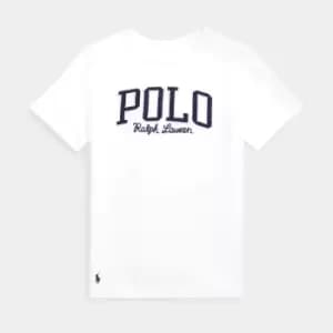 Image of Polo Ralph Lauren Boys Knit T-Shirt - White - 14-16 Years