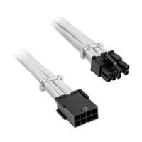 Image of BitFenix Alchemy 6 + 2-pin PCIe extension cable, 45cm, sleeved - white