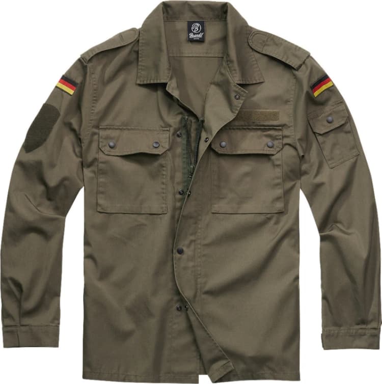Image of Brandit BW field blouse Jacket, green, Size XL for Men