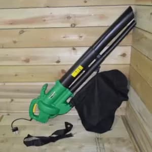 Image of 2,600w Electric Garden Leaf Blower & Vac with 35 Litre Collection Bag