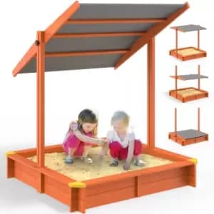 Image of Sand Pit with Lid Sami 120x120cm UV Protection 50+