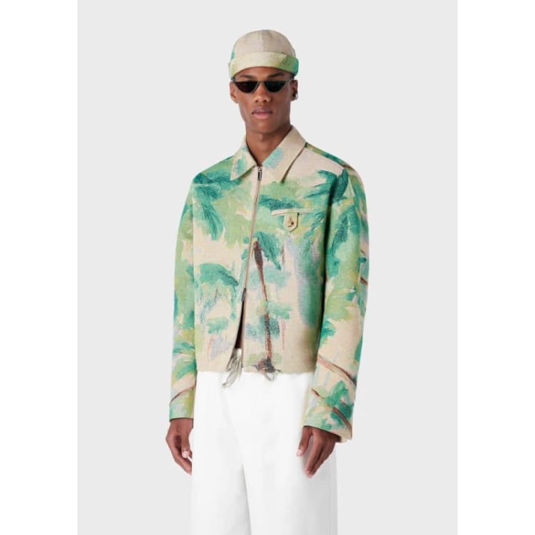 Image of Emporio Armani Overshirt Green male XS