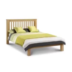 Image of Julian Bowen Amsterdam Oak Bed Low Foot End 135cm