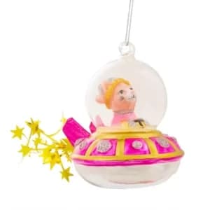 Image of Spaceship Cat Shaped Bauble