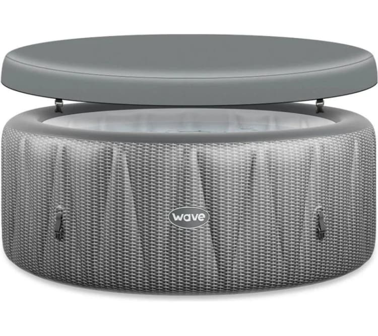 Image of WAVE The Atlantic Inflatable Hot Tub - Grey Rattan 5060959547709