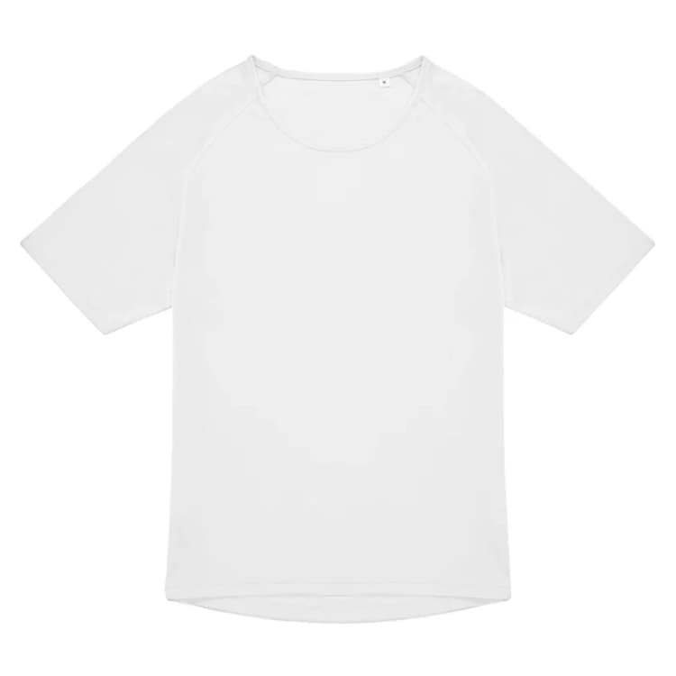 Image of B&C Mens Active T-Shirt in White Size: XS White Male XS