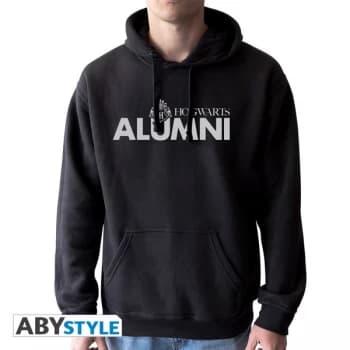 Image of Harry Potter - "Hogwarts alumni" Mens without zip Hoodie - Black