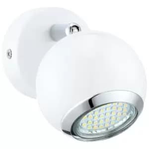Image of Bimeda - 1 Light Spotlight Chrome, White, GU10 - Eglo