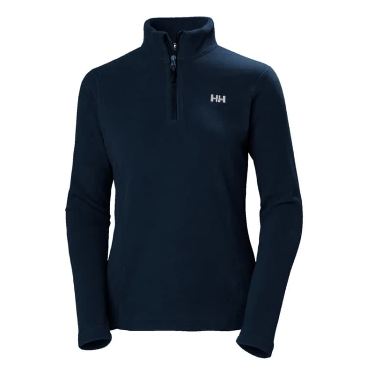 Image of Womens 1/2 zipped fleece jacket Helly Hansen daybreaker Bleu Female L