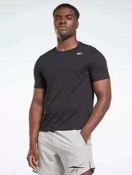 Image of Reebok Speedwick Athlete T-Shirt, Black Size XL Men