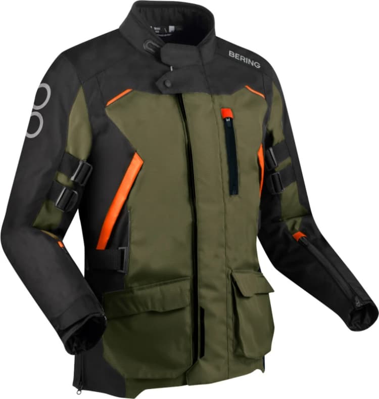 Image of Bering Zephyr Jacket Black Khaki Orange Size M