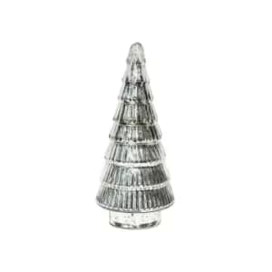 Image of Ivyline Juniper Silver Glass Tree H41cm W18cm