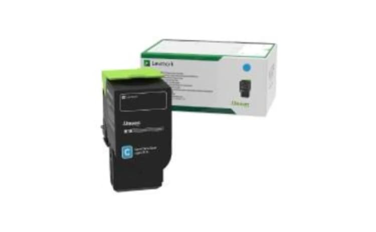 Image of Lexmark 77L20C0 Cyan Return Programme Toner Cartridge (Original)