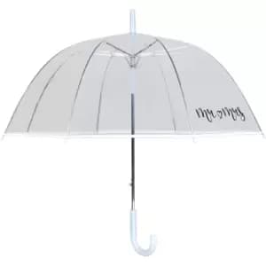 Image of X-Brella Mr & Mrs Dome Umbrella (One Size) (Clear/White)
