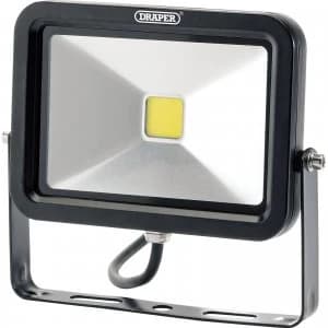 Image of Draper COB LED Slimeline Wall Mounted Floodlight 20 Watts