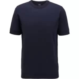 Image of Boss Imtteo Knitted Top - Blue