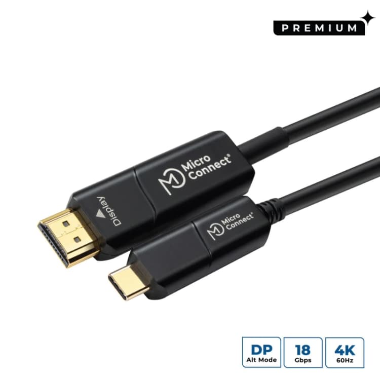 Image of Microconnect USB3.1CHDMI10OP video cable adapter 10 m USB Type-C HDMI