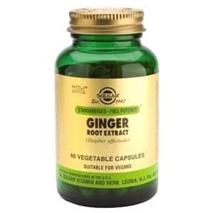 Image of Solgar SFP Ginger Root Extract Vegetable Capsules 60 vegicaps