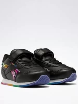 Image of Reebok Royal Classic Jogger 3 Shoes, Black, Size 3.5 Younger
