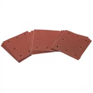 Image of Draper 93520 Assorted Pack of Ten 1/4 Sanding Sheets (105 x 115mm)