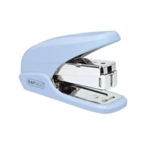 Image of Rapesco X5 Mini Less Effort Stapler 20 Sheets Powder Blue