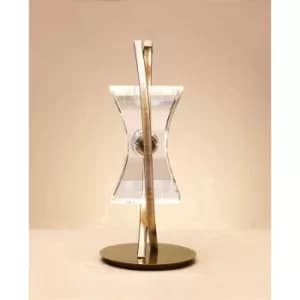 Image of Kromo Table Lamp 1 Bulb G9 Looped Frame, antique brass
