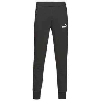 Image of Puma ESS LOGO SLIM PANT LOGO FL CL mens Sportswear in Black - Sizes L,M,S,XL,XXL